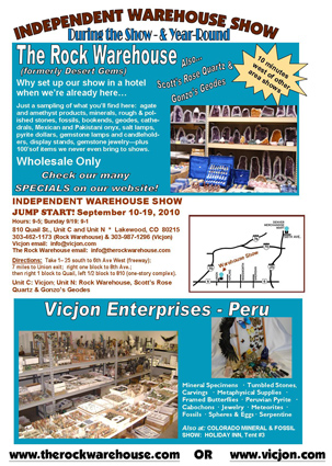 Flyer for the Denver Independent Warehouse Show
