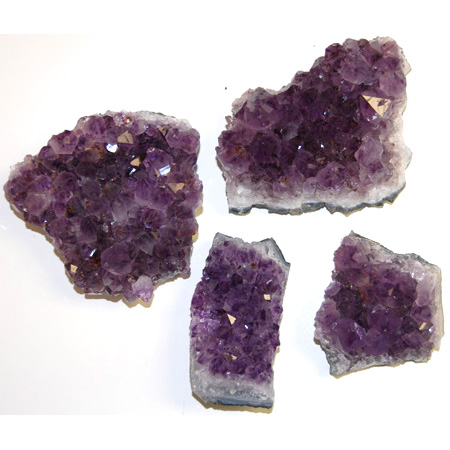 Image of amethyst rough clusters, brazil