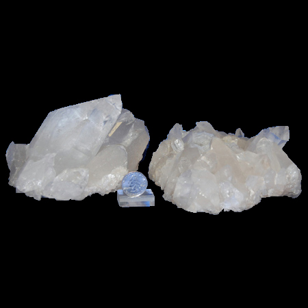 Image of quartz cluster candleholder