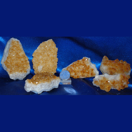 Image of  citrine clusters