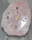 Image of clock made of rose quartz