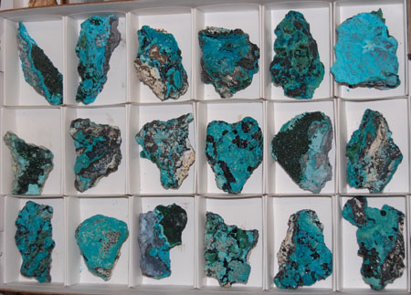 Image of chrysocolla in flat