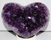 Image of amethyst carved heart