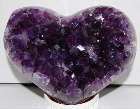 Image of amethyst heart