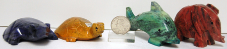 Mexican onyx animals, dyed number 3
