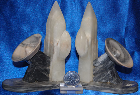 Mexican onyx bookend, cactus 14cm