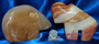 Image of mexican onyx fetish bear and buffalo size large