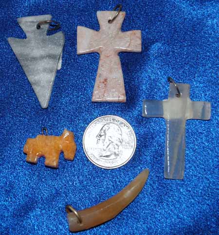 Mexican onyx pendants