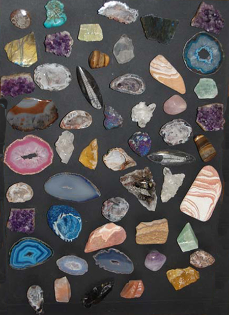 Image of assortment of mineral magnets