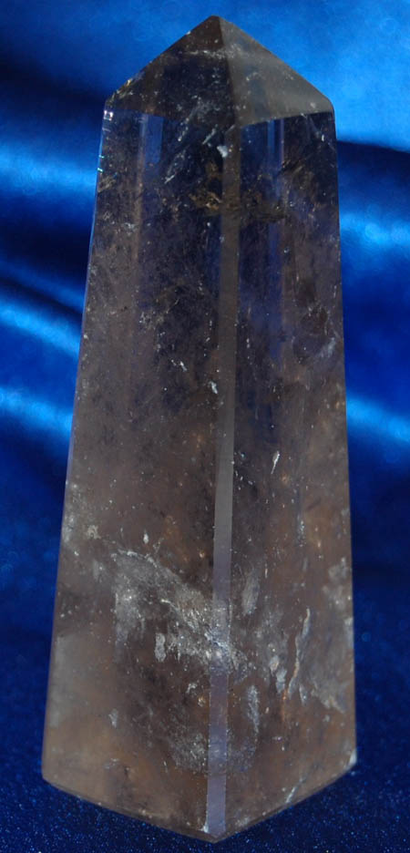 Image of smoky quartz obelisk