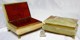 Pakistani onyx box with brass legs, 5 x 7 inch
