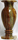 Image of pakistani onyx vase, 5x12 inch green banded