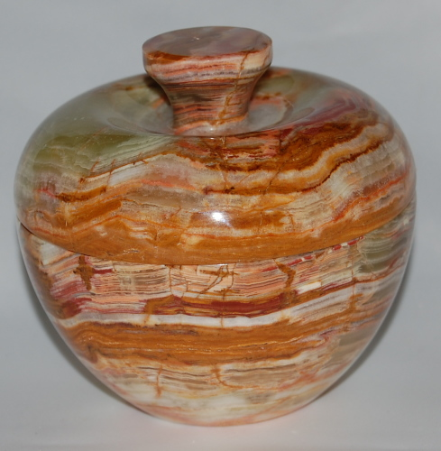 Image of Pakistani Onyx box apple green, 4 inch