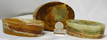 Image of pakistani onyx soap dish 3.25x4.5 inch