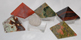 Image of assorted stone pyrmaids