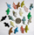 Image of gemstone eagle pendants