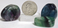 Image of fluorie pendants, teardrop shape