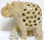 Image of soapstone animal, elephant 5 inch