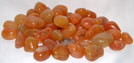 Image of tumbled carnelian