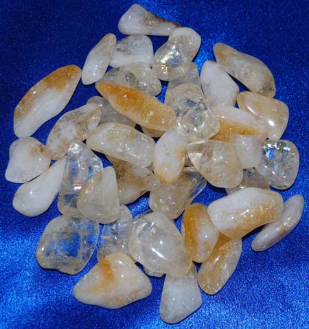Image of tumbled citrine