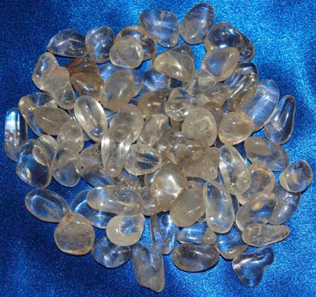 Image of tumbled smoky quartz
