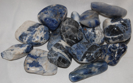 Image of tumbled sodalite