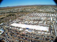 Aerial image of Quartzsite