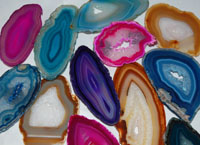 Image of agate slices