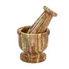 Pakistani Onyx 3 inch mortar and pestle in a variety of colors
