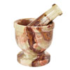 Pakistani Onyx 5 inch mortar and pestle