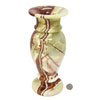 Pakistani Onyx vases in a variety of colors