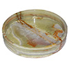 Pakistani Onyx Large green candy dish PAK 1791